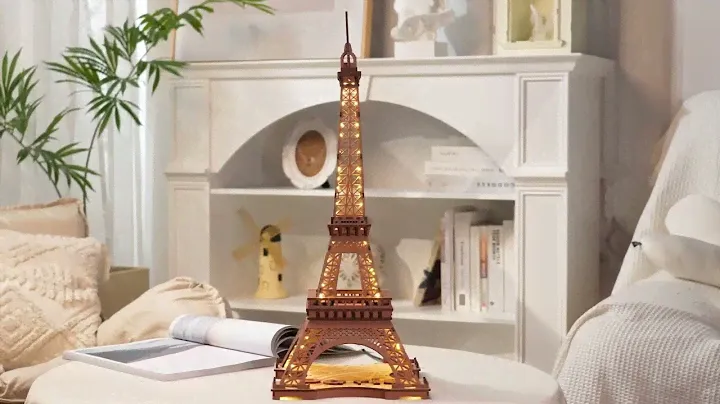 Robotime Rolife Night of the Eiffel Tower 3D Wooden Puzzle TGL01. Mô hình Deer Store
