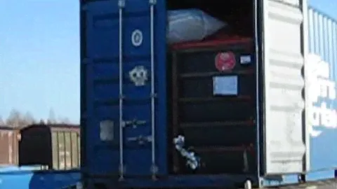 Опытная перевозка и тесты на соударение BIG Red Flexitank в контейнере Транскоонтейнер РЖД RZD Impac
