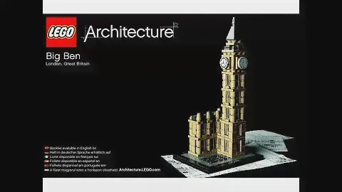 LEGO Architecture 21013 Биг-Бен. Инструкция по сборке