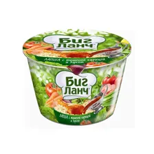Лапша Биг Ланч со вкусом тушеной курицы и лука 90 грамм