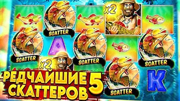 СУПЕР РЕДКИЕ ПЯТЬ СКАТТЕРОВ В BIG BASS AMAZON EXTREME (И ЕЩЁ КОЕ-ЧТО)🔥