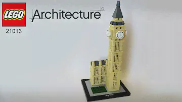 LEGO ARCHITECTURE - Big Ben (Set 21013 Speed Build Instructions)