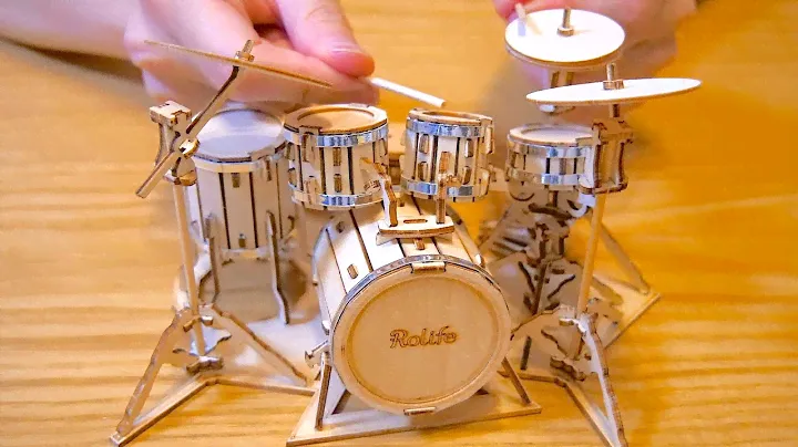 Wooden Puzzle Kit | DRUM KIT - Robotime