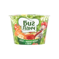Биг Ланч Лапша курица тушеная ведро 90г