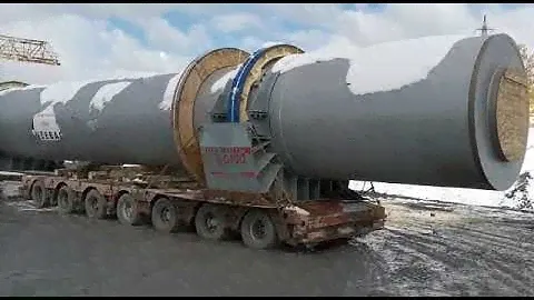 Перевозка большой трубы - Негабаритный груз