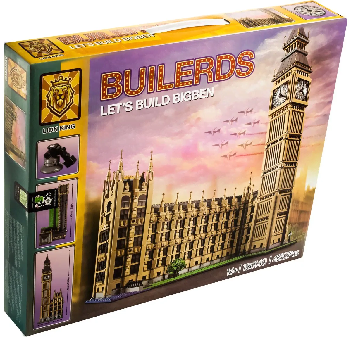 Конструктор Биг Бен — Big Ben, аналог Lego Архитектура 10253-0