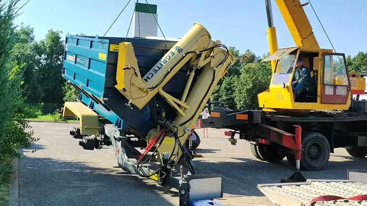 Готовим к работе бункер-накопитель перегрузчик Egritech БНП-16
