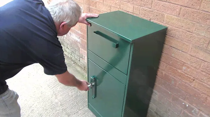 parcel drop box green p2
